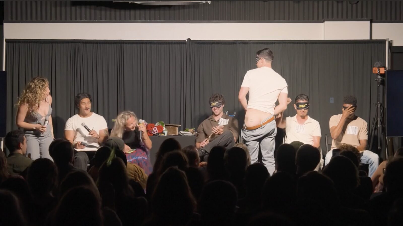 A moment from a Love Isn't Blind show